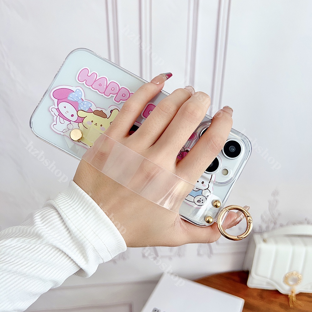 Ốp Điện Thoại Mềm Có Dây Đeo Cổ Tay Cho realme c55 / c53 / c35 / c33 / c31 / c30 / c30s / c25 / c25s / c12 / c21y / c25y / c21 / c20 / c20a / c11 / C15C / 1C / 17