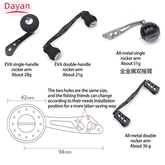 Tay Quay Máy Câu Cá Thay Thế Chuyên Dụng