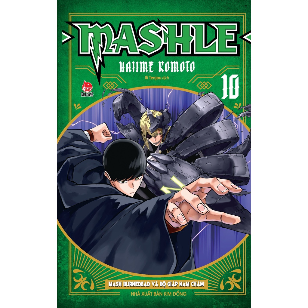 Sách MASHLE - Tập 10: Mash Burnedead Và Bộ Giáp Nam Châm - Tặng Kèm Postcard