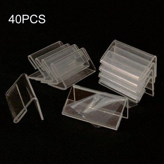 Set 40 giá đỡ bảng tên bằng acrylic tiện dụng