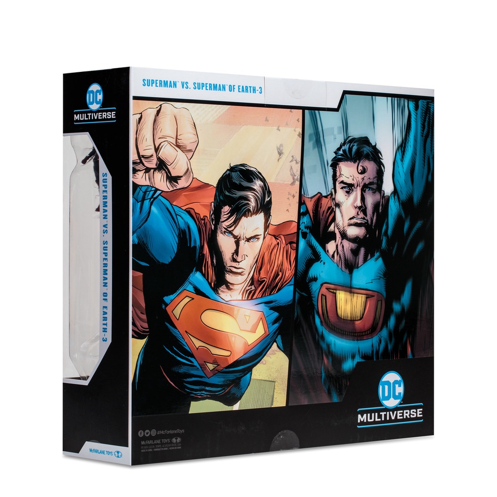 Mô hình McFarlane🦇DC Multiverse 7-inch🦇Superman vs Superman of Earth-3 2-Pack