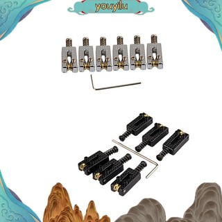 Bộ 6 Yên Ngựa tremolo Kèm Cờ Lê Cho Đàn guitar Điện fender strat tele guitar Điện