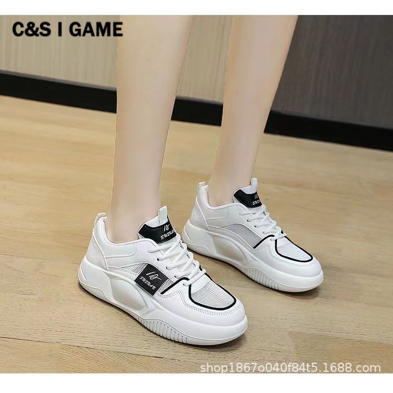 C＆S  Giày thể thao giày nữ giày bánh mì nữ đế cao 2023 Siêu Mềm Xinh Xắn FYD2390QHX 37Z230912