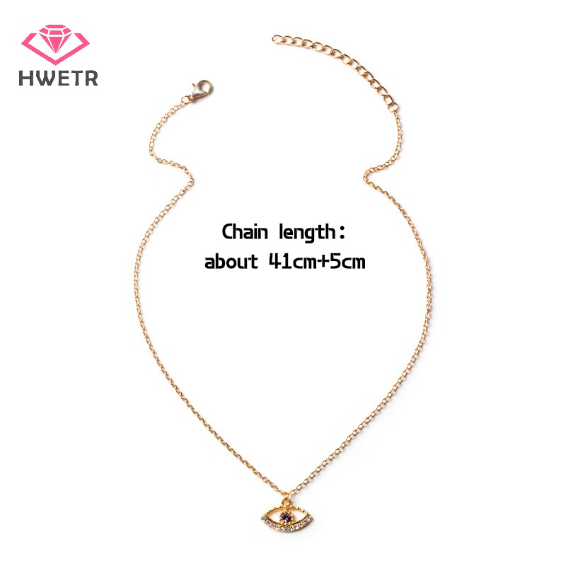 Vòng Cổ choker Mặt Hình Con Mắt Quỷ Đính Đá Thời Trang Cho Nữ Mới