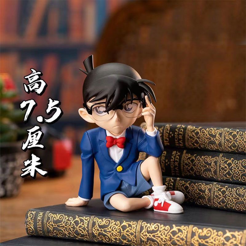 Mô Hình Thám Tử conan Ngồi Được Làm Thủ Công Dùng Trang Trí