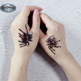 Hình Xăm Dán Hình Nhện 3d Cá Tính Độc Đáo