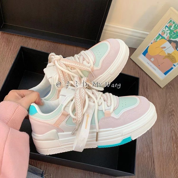Giày Thể Thao Màu Trắng Nhỏ Thời Trang Mùa Thu 2023 Mới Cho Nữ