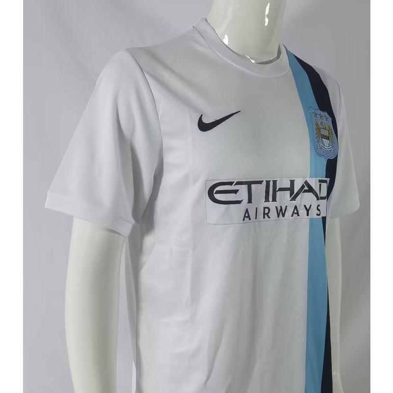Áo Thun Thể Thao Tay Ngắn Nhanh Khô In Chữ manchester city 2k Mùa Giải 13-14 Phong Cách retro Size s-Xl