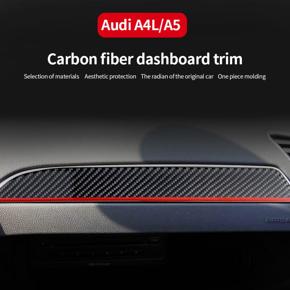 1 Miếng Dán Trang Trí Cửa Xe Hơi Bằng Sợi carbon Cho audi a4 a5 2009-2016 n2s3