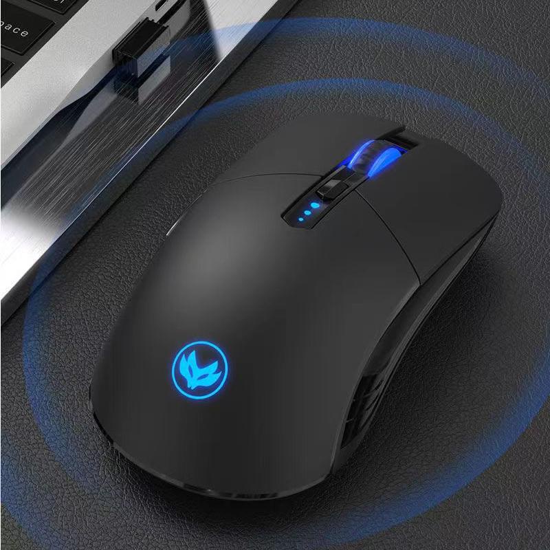 Im Lặng Chuột Không Dây Hai Chế Độ bluetooth Cho laptop Máy Tính