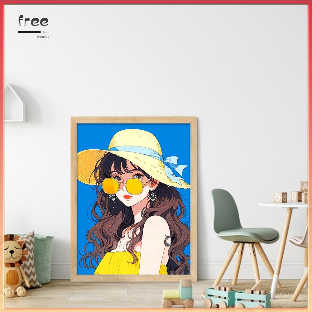 Nón Lưỡi Trai Thêu Hình Cô Gái Cá Tính 11ct 40X53Cm