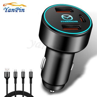 Bộ sạc ô tô mazda 120w sạc siêu nhanh