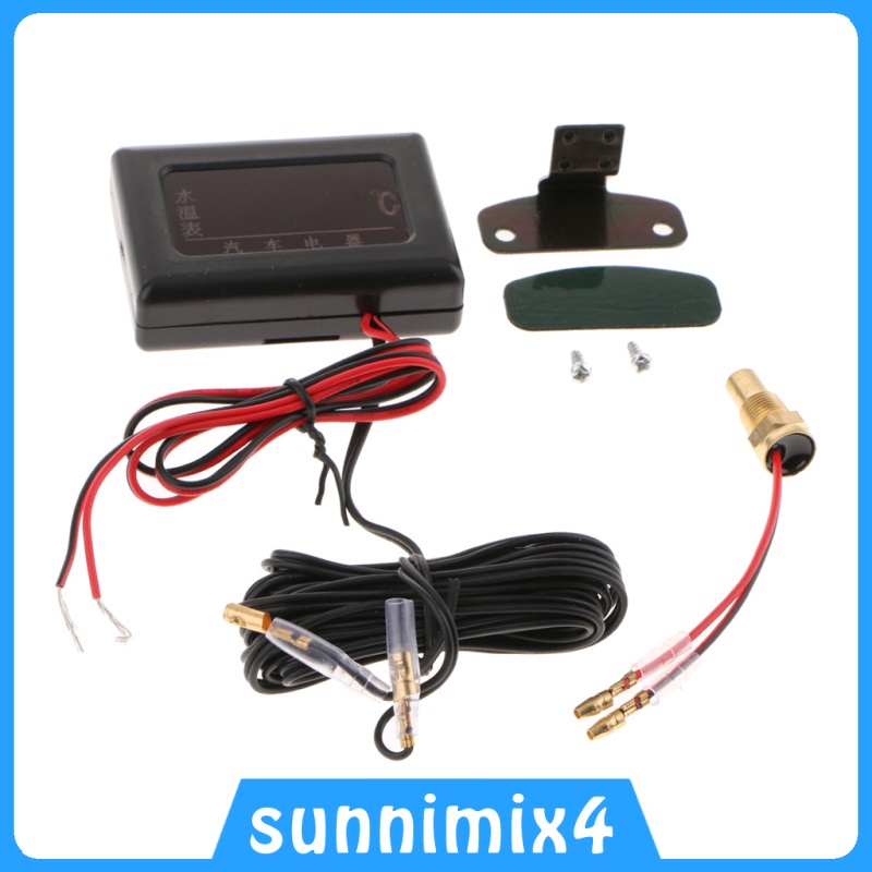 Đồng Hồ Đo Nhiệt Độ Nước Điện Tử 10mm Chuyên Dụng Cho Xe Hơi