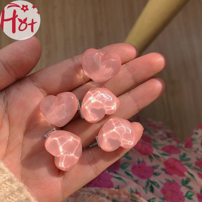 1 Kẹp Tóc Hình Hoa Hồng / Bướm / Đào Dễ Thương Cho Nữ
