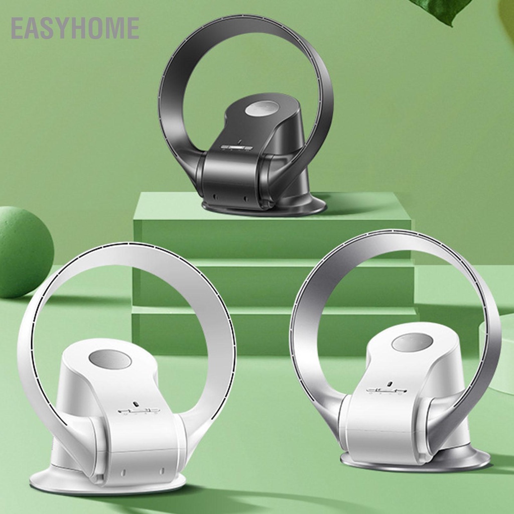 EasyHome Quạt không cánh gắn tường góc rộng 9 tốc độ bàn nhỏ có điều khiển từ xa Ổ cắm CN 220V