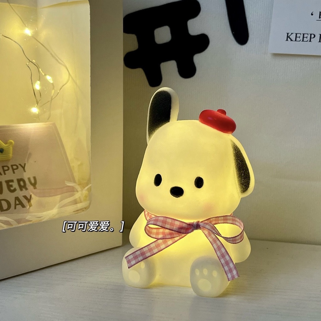 Hoạt Hình Đèn Ngủ Ấm Áp Hình Chú Chó pacha Đáng Yêu Sáng Tạo Để Bàn Trang Trí Phòng Ngủ