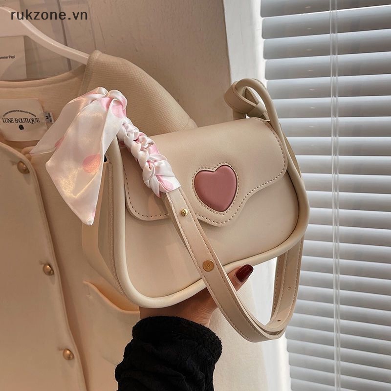 Túi xách đeo vai hình trái tim Túi Xách Nữ Đeo Chéo Thời Trang Hàn túi đeo chéo túi đeo nữ