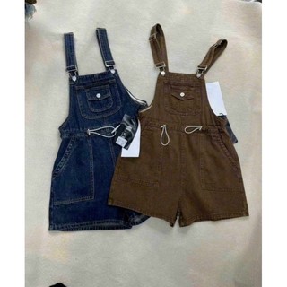 quần yếm short jean dây rút eo đẹp ạ ( hình thật 100% ) alohashop91