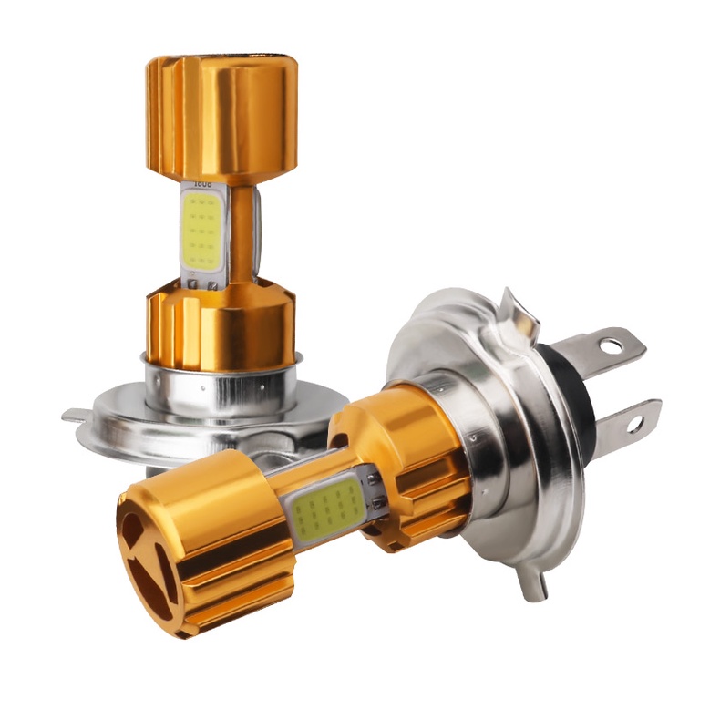 Blalion Đèn Pha led Siêu Sáng 3 cob h4 / p15d / ba20d 18w 2000lm 6000k Chuyên Dụng Cho Xe Mô Tô