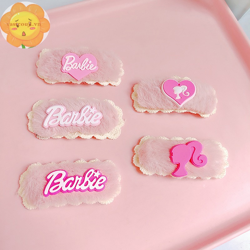 Vastji Set 2 Kẹp Tóc Mái Bằng Lông Nhung Thời Trang Cho Nữ vn