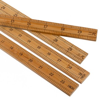 Thước gỗ loại tốt may đo ngành may size 30cm, 60cm, 100cm