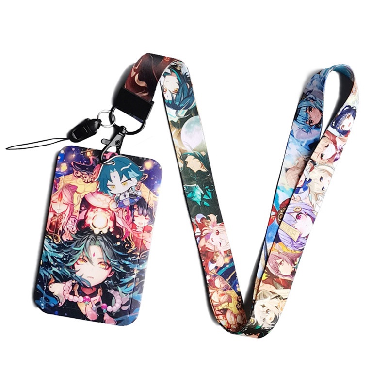 Songping genshin Dây Đeo Cổ Dùng Để Giữ Huy Hiệu id / Điện Thoại / Chìa Khóa Dùng Để Hóa Trang