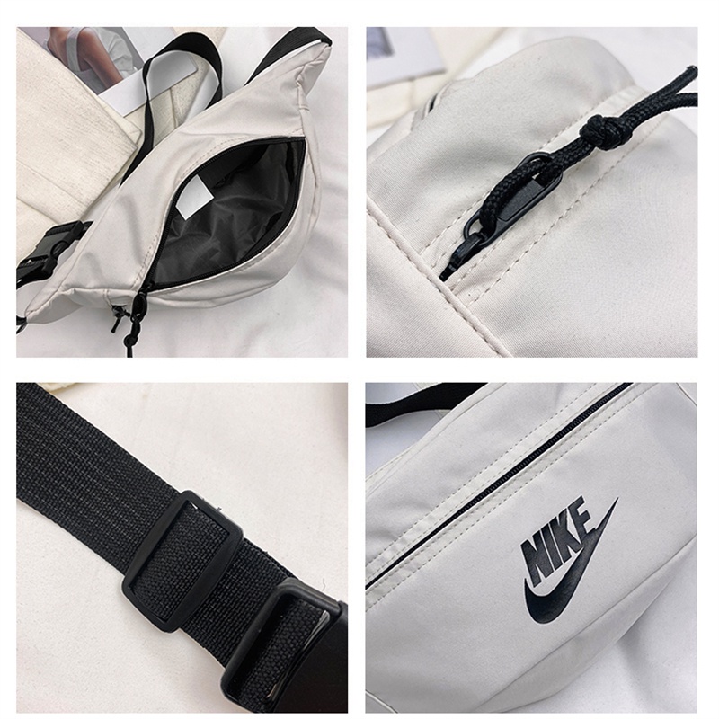Nike Túi Đeo Chéo canvas Khóa Kéo Siêu Nhẹ Chống Trộm Thời Trang Cho Nữ