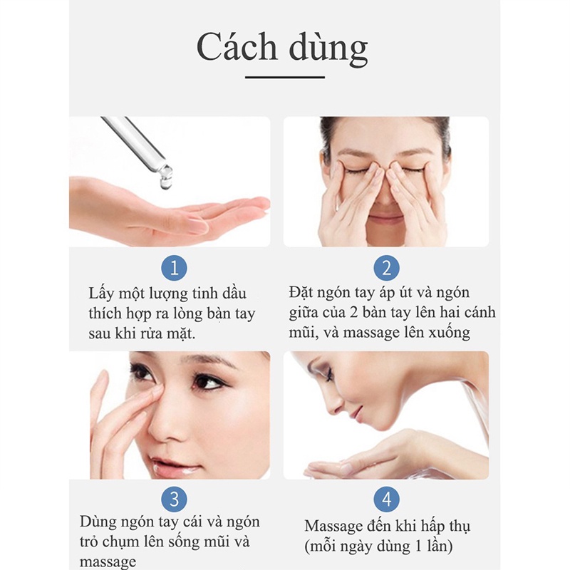 Serum cao mũi 10ml Giúp Định Hình Mũi tinh dầu nâng mũi săn chắc tạo dáng mũi tăng chiều cao sống mũi YR