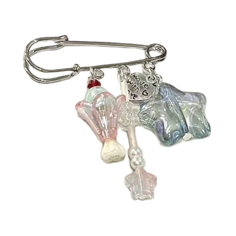 Ghim Cài Áo Hình Ngôi Sao Bằng Nhựa resin Dễ Thương