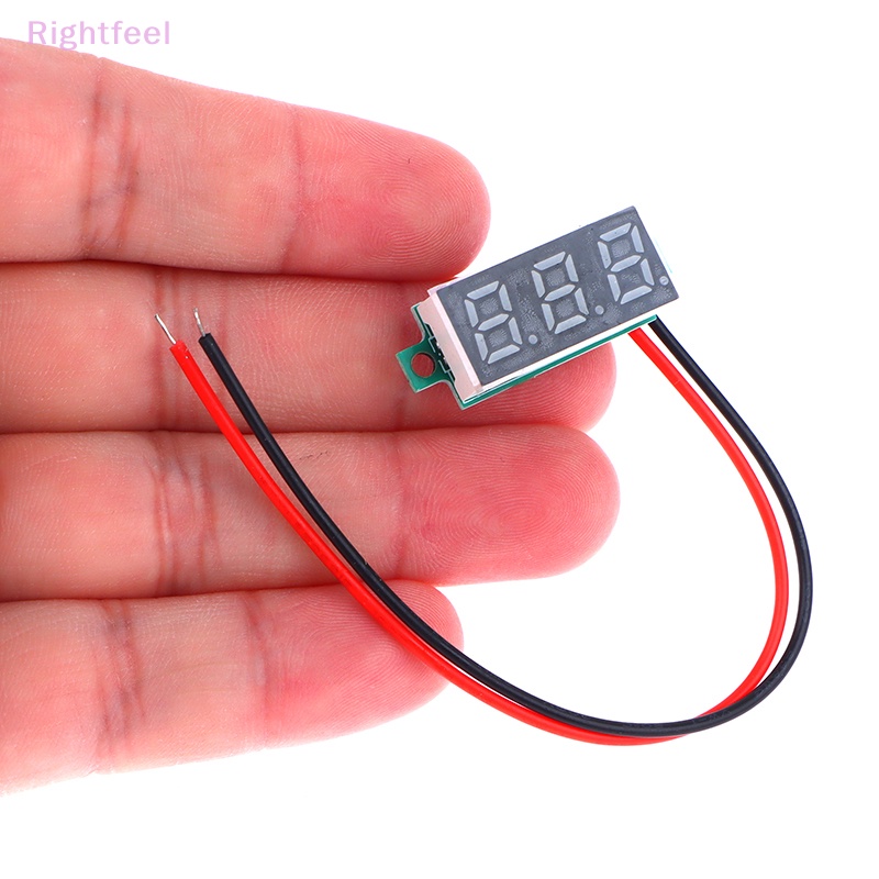 Vôn Kế Kỹ Thuật Số dc5-30v Màn Hình led 0.28 inch Cho Ô Tô Mới