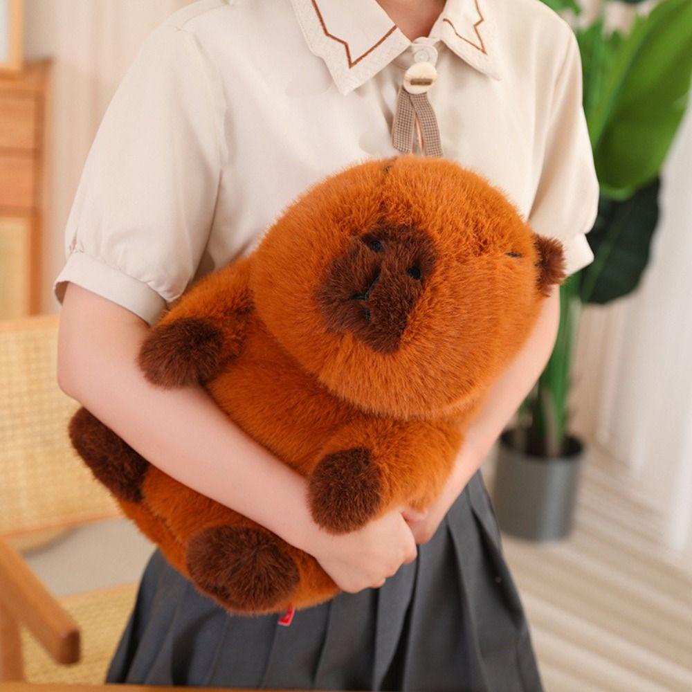 Mmluck capybara Đồ Chơi Búp Bê Nhồi Bông capybara Rodybara rodent capybara Có Tóc Búp Bê capybara Mềm Mại Trang Trí Nhà Cửa