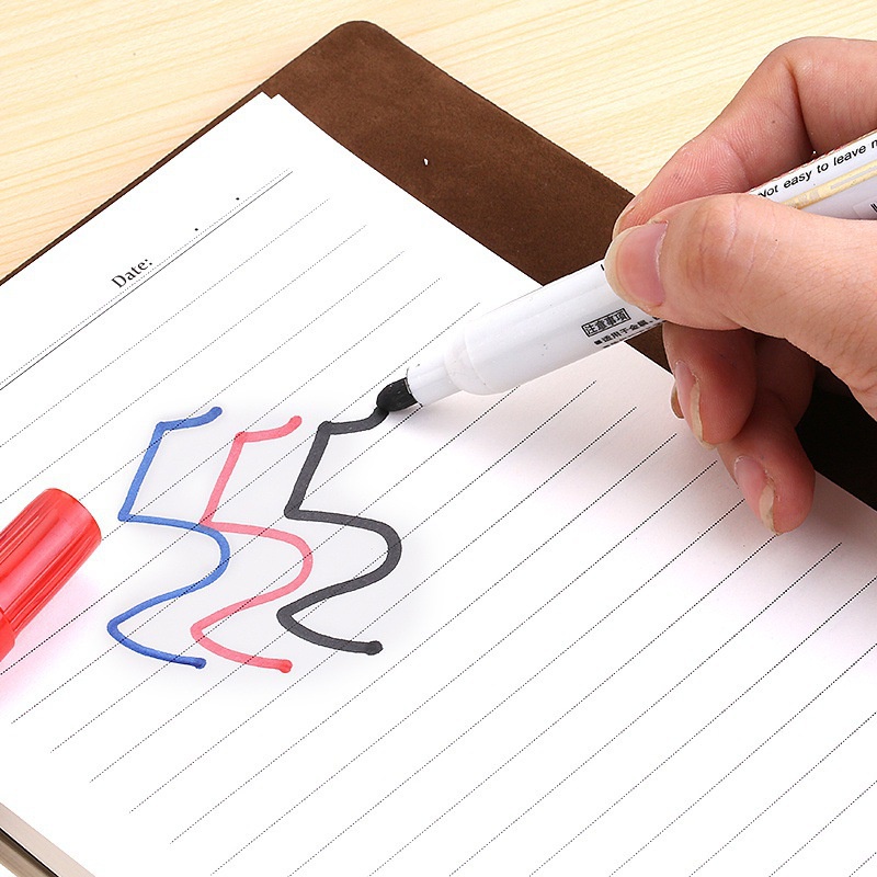 Bút Đánh Dấu Bảng Trắng / Bút Lông Viết Bảng Dạy Học / Giáo Viên Không Bụi Có Thể Xóa Được 3 Màu Đen / Đỏ / Xanh Dương