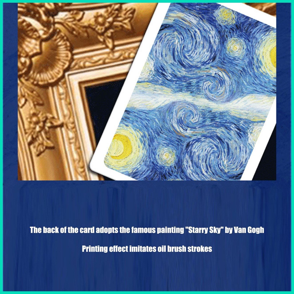Bộ Thẻ Bài poker Nghệ Thuật Của Họa Sĩ van gogh