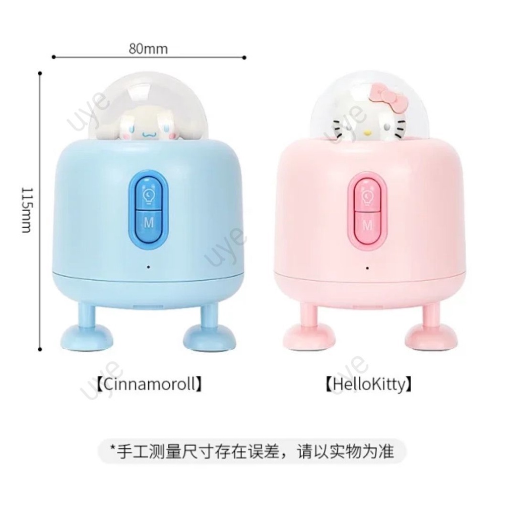 Sanrio Loa bluetooth 5.0 Không Dây Tích Hợp Đèn Ngủ Hình hello kitty Cho iphone android