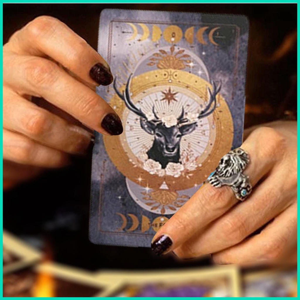 Bộ Thẻ Trò Chơi board game lucine tarot midnight oracle Cho Gia Đình Và Bạn Bè