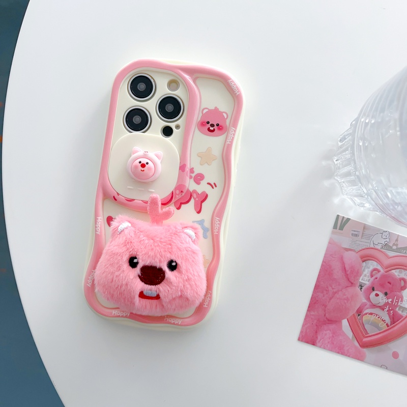 Hoạt Hình Ốp Điện Thoại Mềm Họa Tiết 3d Bảo Vệ Ống Kính Máy Ảnh Cho iphone 15 14 13 12 pro max 11
