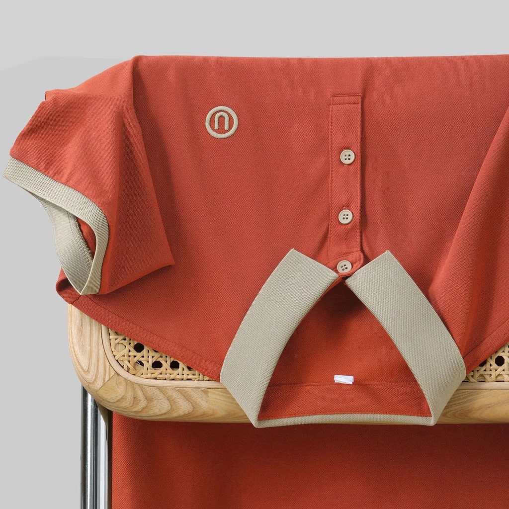 Áo Thun polo Dáng Rộng Màu Sắc Đơn Giản Cho Nam