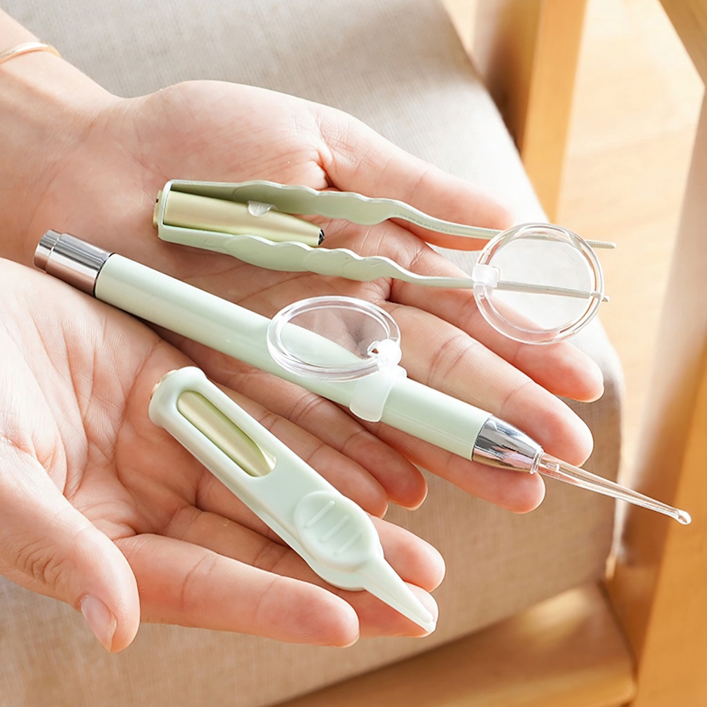 Bộ lấy ráy tai gắp rỉ mũi cho bé , bộ dụng cụ vệ sinh tai mũi cho bé và gia đình-Fashinrandy