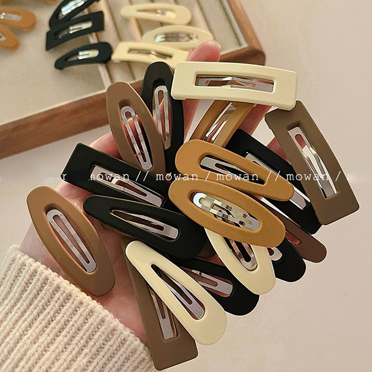 Bộ 3 Món Gồm Kẹp Tóc / Kẹp Tóc / Kẹp Tóc / Băng Đô Màu Nhám Cho Bé Gái