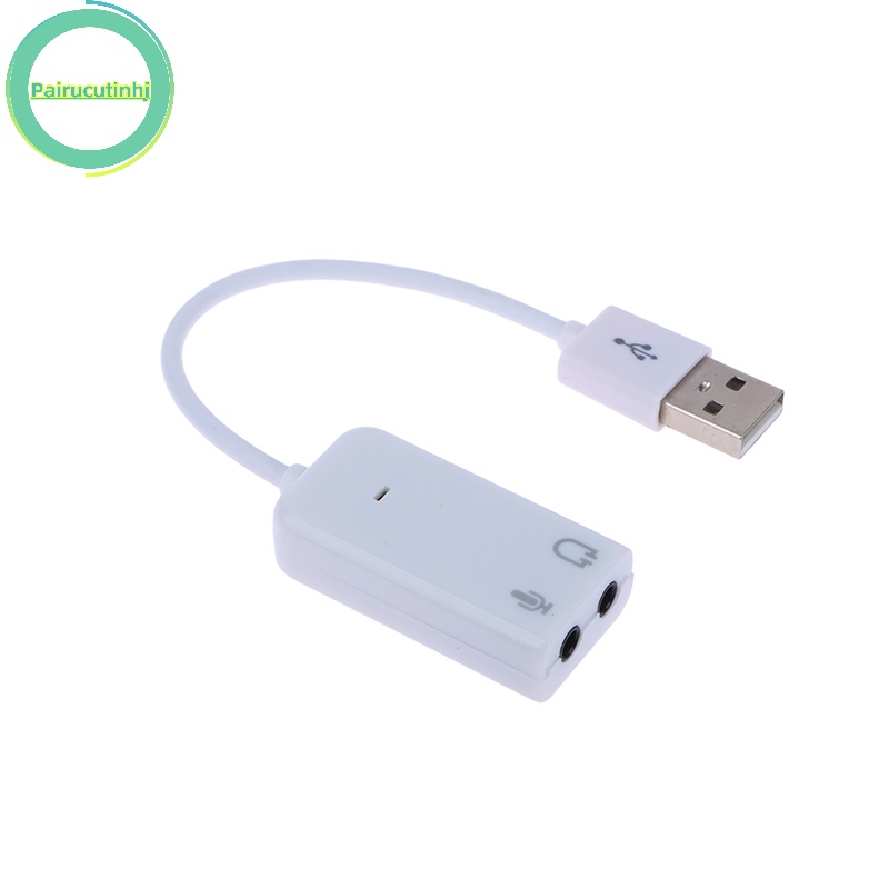 Parucutin Thẻ Âm Thanh Chuyển Đổi usb 2.0 Sang usb 3d Kênh 7.1 5hv2 Cho laptop vn