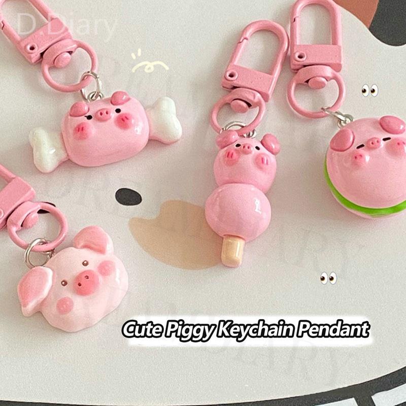 Dễ Thương Móc Khóa Hình Heo Con Xinh Xắn Móc Khóa Hình Chú Heo Hồng Siêu Dễ Thương charms