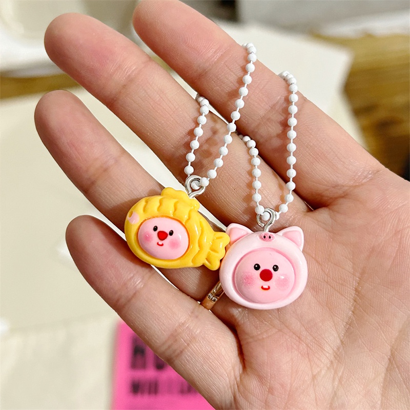 Móc Chìa Khóa mini Họa Tiết Hoạt Hình Màu Sắc Ngọt Ngào Xinh Xắn