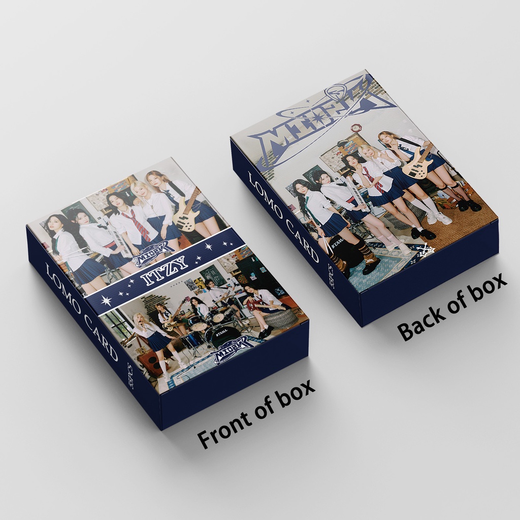 Hộp 55 Ảnh lomo card itzy Nhóm Nhạc kpop Thẻ