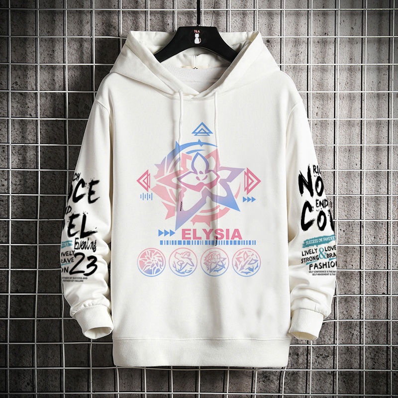Bronya Hooded Sweatshirt Men's Student Youth Two-Dimensional Secondary Silver Wing Honkai Impact 3rd Peripheral Upper Clothes Man