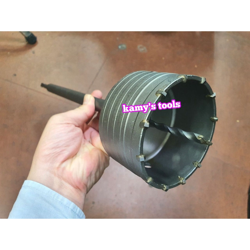 Mũi khoan khoét lỗ tường rút lõi bê tông 65mm 70mm 75mm 80mm 85mm 90mm 95mm 100mm dài 200mm 350mm