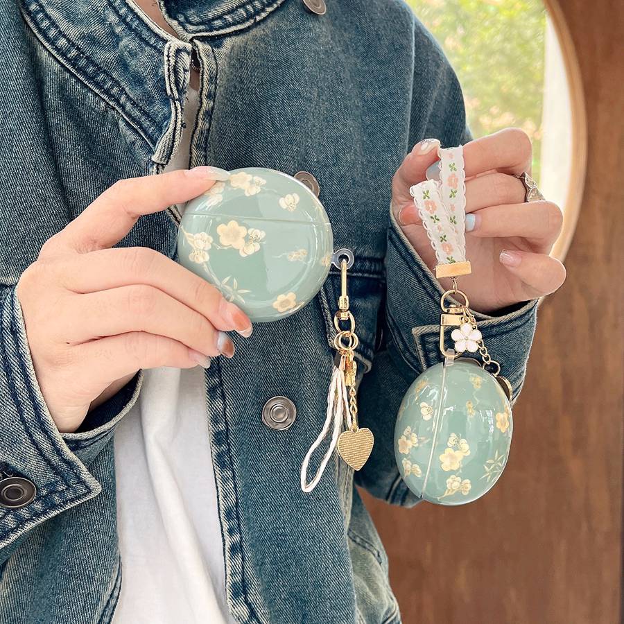 Vỏ Bảo Vệ Hộp Sạc Tai Nghe huawei freebuds pro 2 / freebuds 5i 4i 4 3 freebuds4i / freebuds5 / freebuds3 Bằng silicon Mềm Họa Tiết Ren Hoa Xinh Xắn