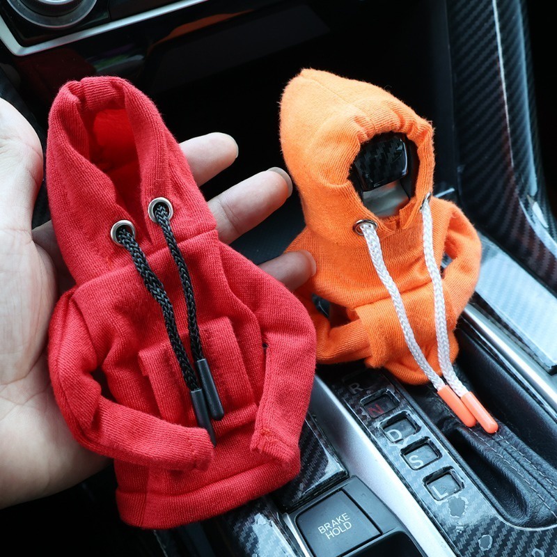 Vỏ Bọc Núm Gạt Cần Số Xe Hơi Tự Động Hình Áo hoodie mini Dễ Thương Sáng Tạo
