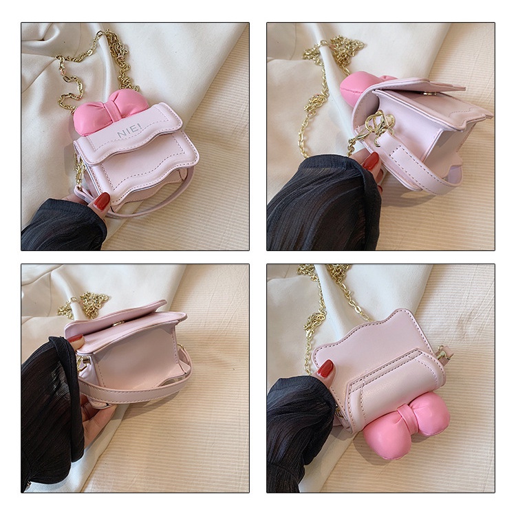 Mới Túi Xách Da mini  Đeo Chéo Thời Trang Hàn Cho Nữ