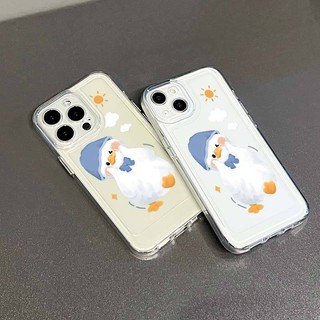 Phù Hợp Ốp Điện Thoại Hình Vịt Dễ Thương Cho iphone 11 12 pro max x xr xs max se 7 plus 8 plus 13 pro max 14 pro max