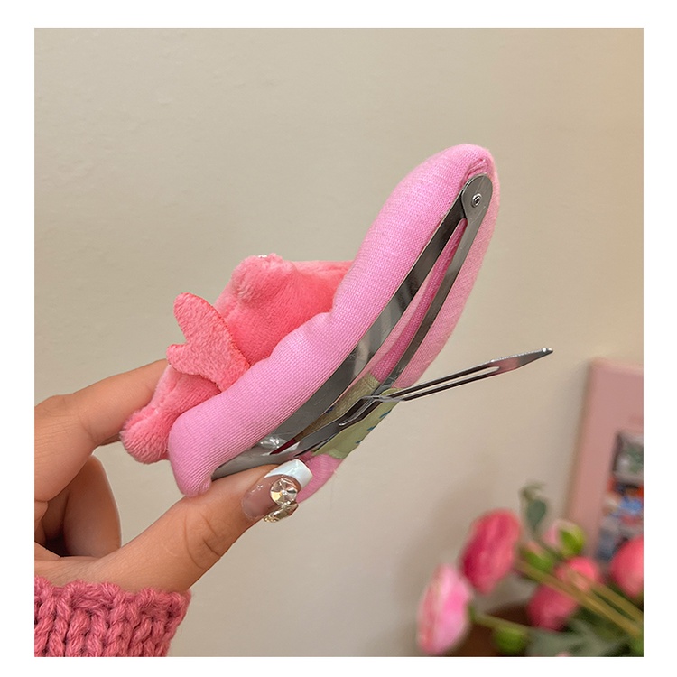 Kẹp Tóc Lông Xù Kiểu Hoạt Hình Đáng Yêu Cho Bé Gái 2023